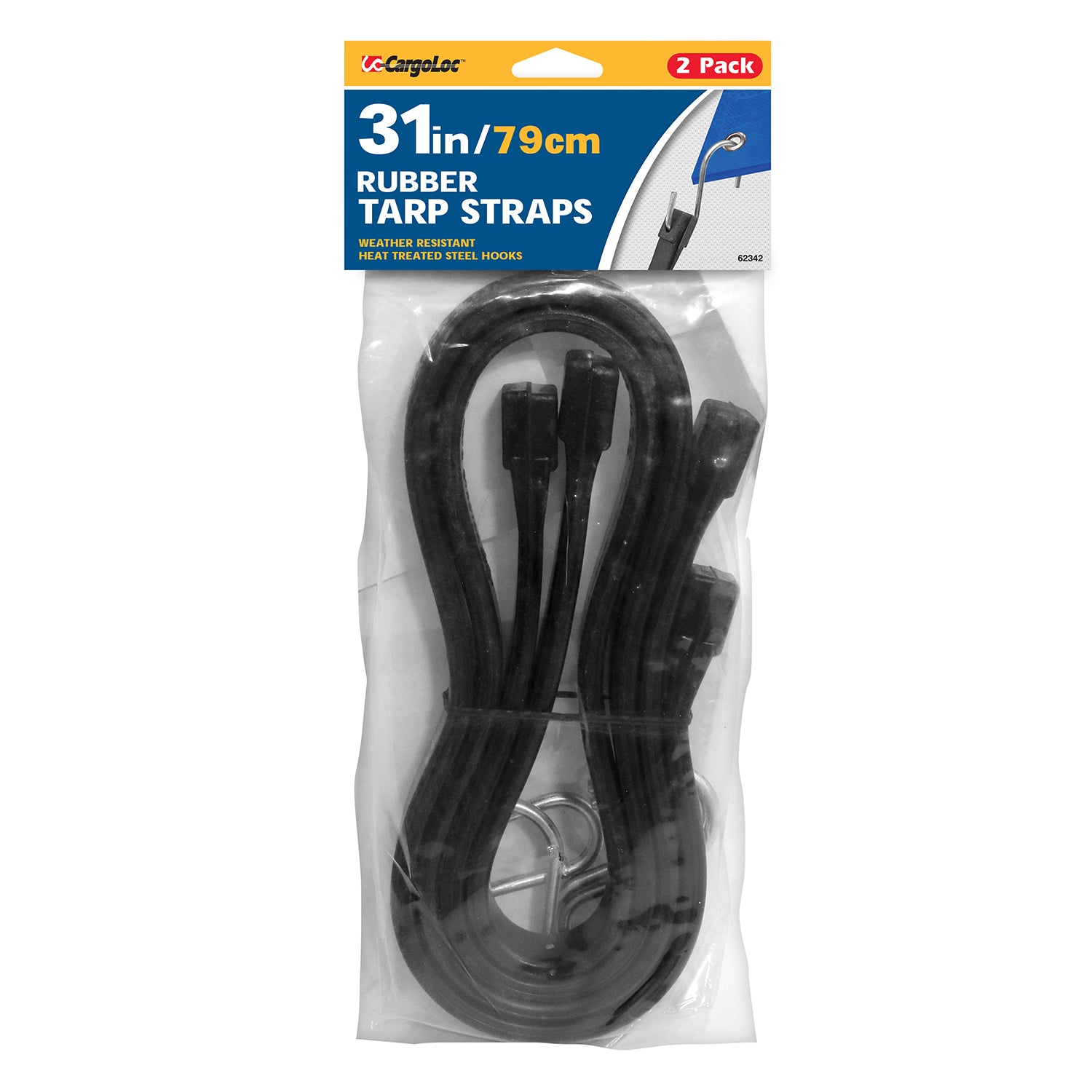 31" EPDM TIE DOWN, 2/PK