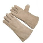 LEATHER WELDERS GLOVES, FULLY LINED