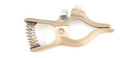 300 AMP BRASS ALLOY GROUND CLAMP, UP TO #2 CABLE