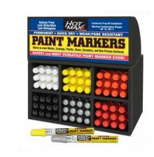 HOT MAX PAINT MARKER DISPLAY WITH 72 MARKERS