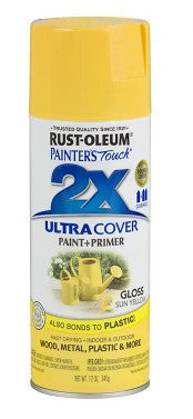 ULTRA COVER 2X GLOSS SUN YELLOW SPRAY 12 OZ.