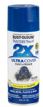 ULTRA COVER 2X GLOSS DEEP BLUE SPRAY 12 OZ.