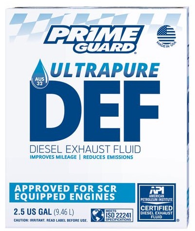 PRIME GUARD DEF DIESEL EXHAUST FLUID 2.5 GALLON