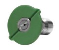 QUICK CONNECT NOZZLE, FLUSHING, GREEN, 25º, SIZE 4.5