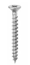 #10-13x3" FLAT HEAD PHIL WOOD SCREW ZINC 100BX