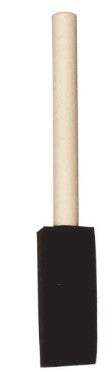 1" ECON FOAM BRUSH, WOOD HANDLE