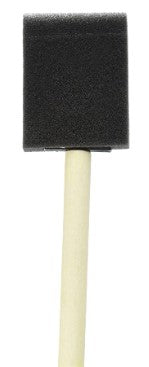 2" ECON FOAM BRUSH, WOOD HANDLE