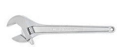 24" ADJ. WRENCH, CHROME