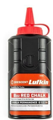 CHALK BOTTLE, RED, 8OZ