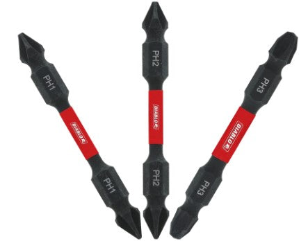 2-3/8 in. Double-Ended Phillips Drive Bit Assorted Pack (3-Piece)