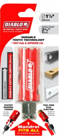 1-1/8 in. Hole Saw