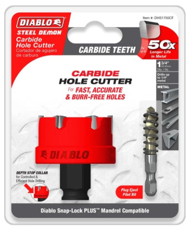 1-3/4 in. Steel Demon Carbide Teeth Hole Cutter