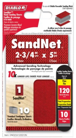 2-3/4 in. x 5 in. 120-Grit SandNET Reusable Sanding Sheets