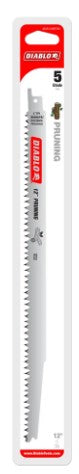 12" Fleam Ground Recip Blade for Pruning (5-Pack)