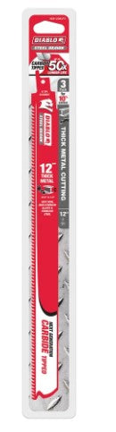 12 in. Steel Demon Carbide Recip Blades for Thick Metal (3/16 in