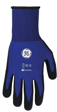 NITRILE DIPPED GLOVE, MED