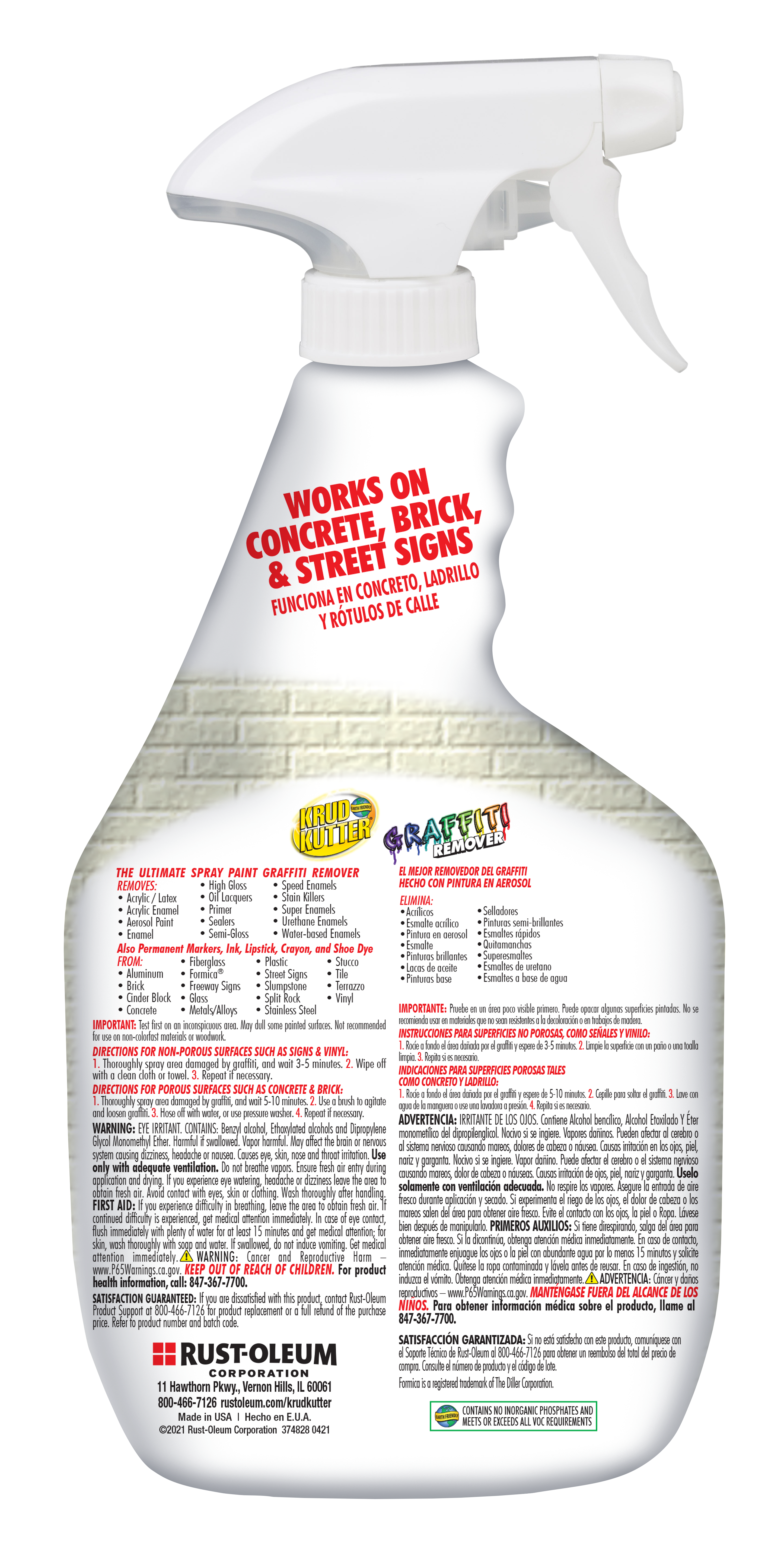 KRUD KUTTER GRAFFITI REMOVER, 32 oz