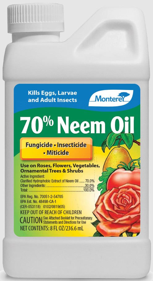 70% NEEM OIL 8 OZ.