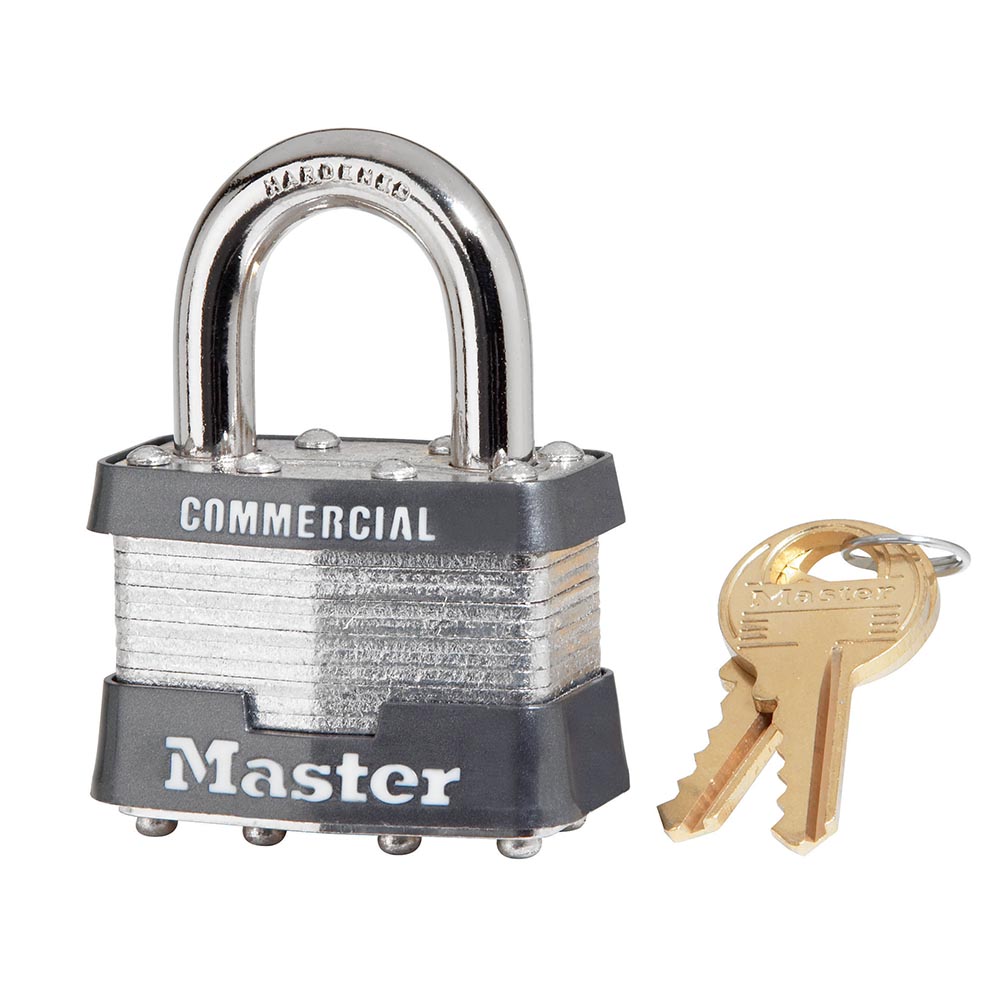 1-3/4" WIDE PADLOCK, KEYED ALIKE