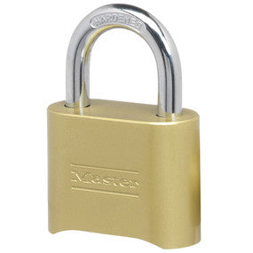 2" WIDE COMBO BRASS PADLOCK