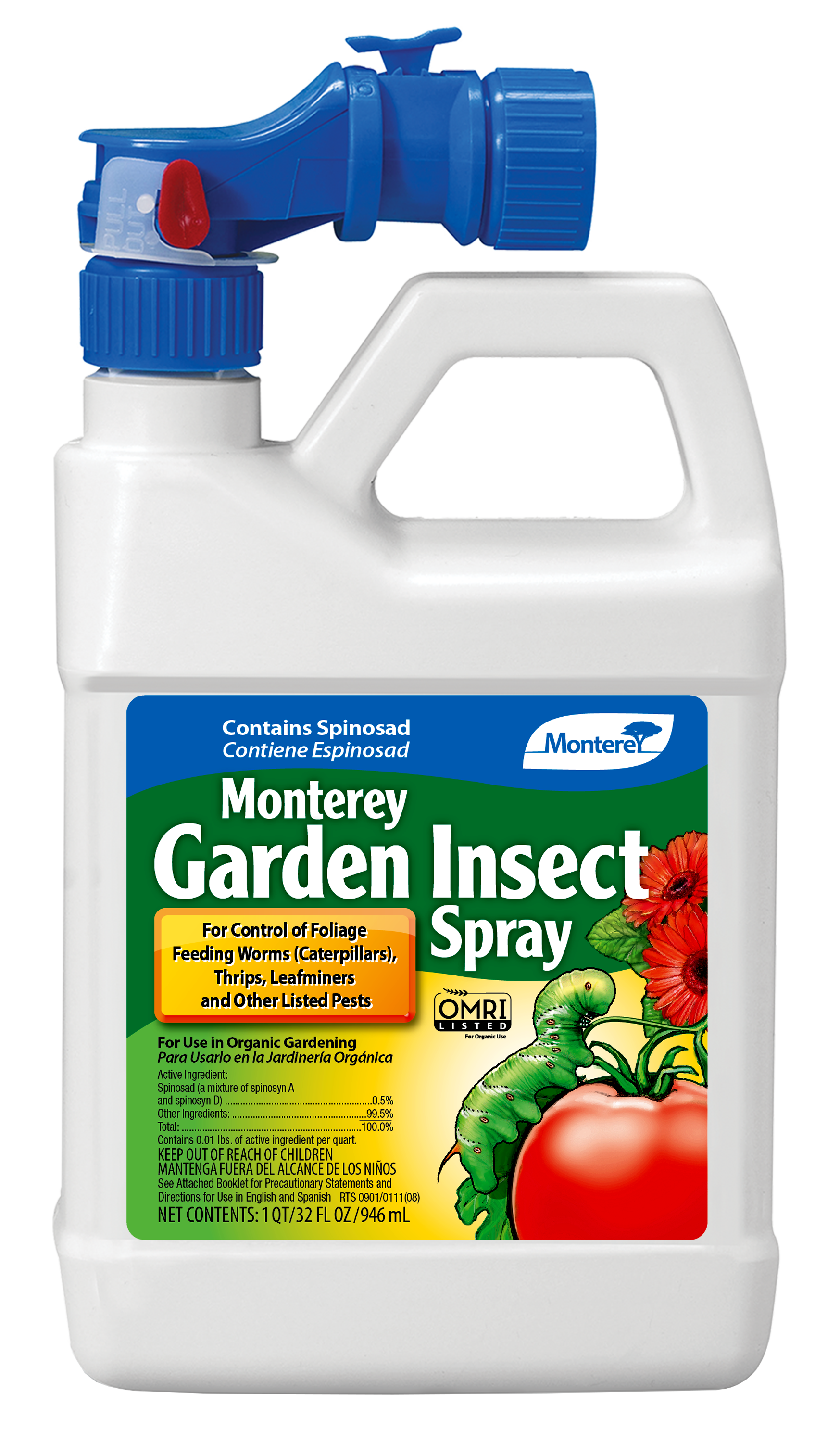 MONTEREY GARDEN INSECT SPRAY (SPINOSAD) 32 OZ. RTS