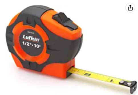 1/2X12 HI-VIZ ORANGE TAPE