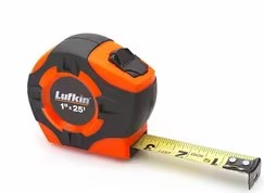 1X25 ENGINEERS TAPE, HI-VIZ ORANGE