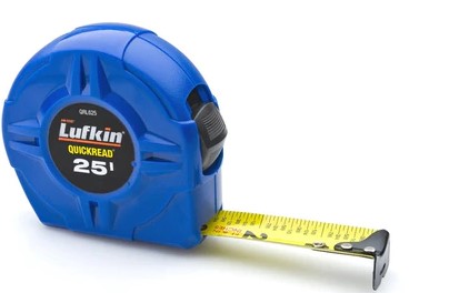 1X25 HI-VIS BLUE QUICKREAD TAPE MEASURE