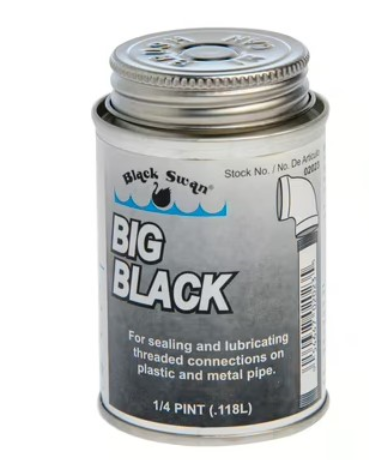 BIG BLACK, PIPE JOINT COMPOUND, 4oz