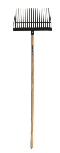 BEDDING FORK, 16" POLY, 52" WOOD HANDLE