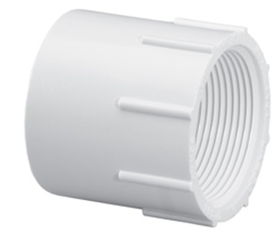 1" FEMALE ADAPTER, SCH40 PVC