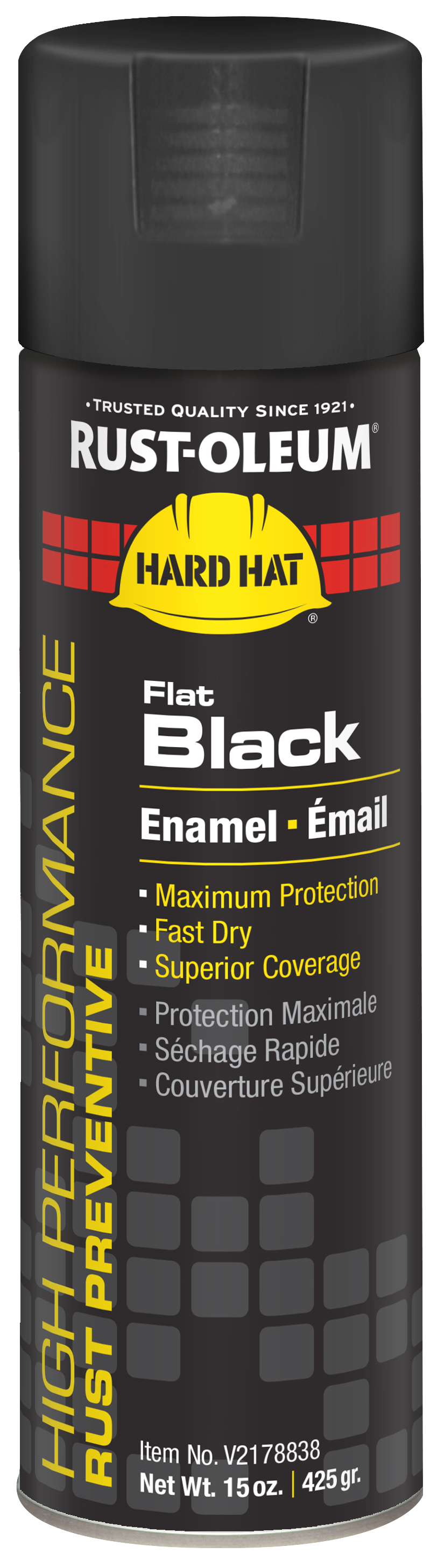 FLAT BLACK 15OZ SPRAY PAINT