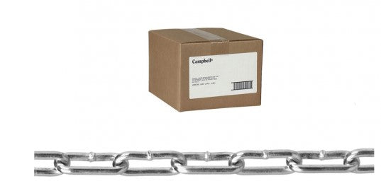 #3 X 100' STR LINK COIL CHAIN, ZP