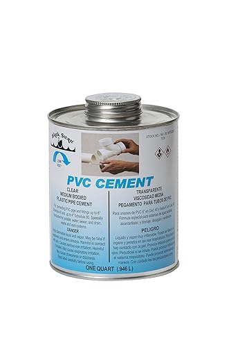 CLEAR PVC GLUE, QT