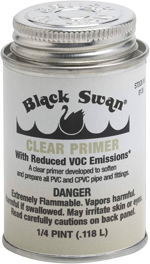 CLEAR PRIMER PINT APPLICATOR CAP