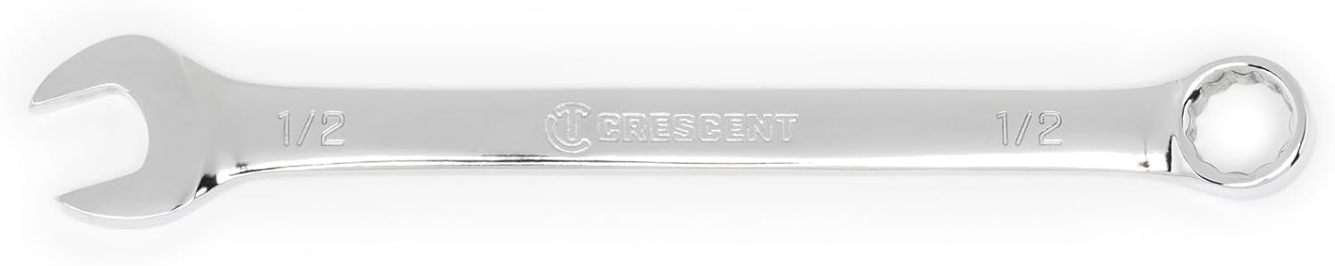 1/2" COMBO WRENCH, POLISHED SAE