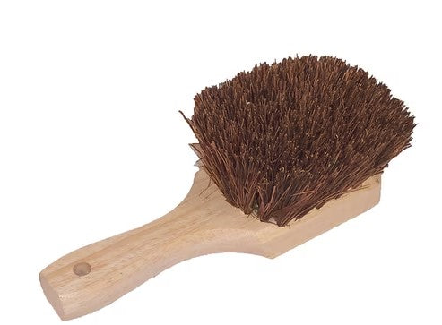 UTILITY/POT SCRUB, 2" PALYMYRA TRIM, 8" WOOD HANDLE