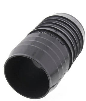 2" INSERT BARB COUPLING, GRAY PVC