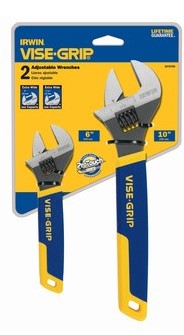 2PC ADJ. WRENCH SET [6" & 10"]