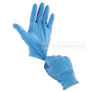 4 MIL. LARGE POWDER FREE NITRILE GLOVE, BLUE [100/BOX]