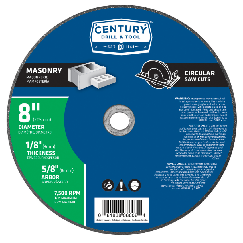 Masonry Router Blade 8