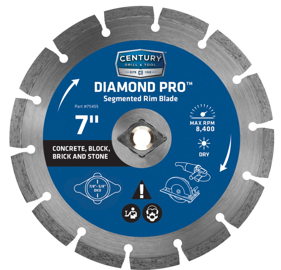 7" SEGMENTED DIAMOND BLADE