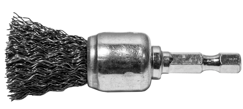 3/4" END BRUSH, CRIMPED