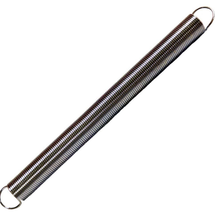 3/8X4-1/2X.028" EXTENSION SPRING, 2/PK