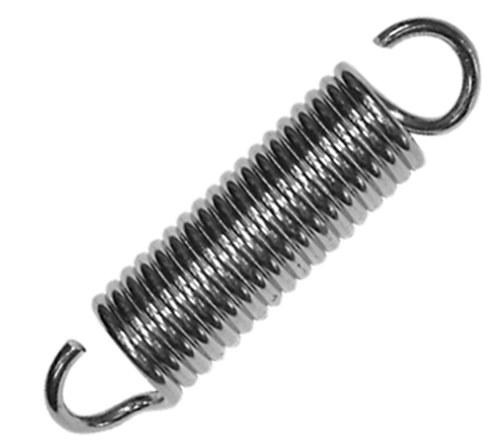 3/8X3-3/4X.041" EXTENSION SPRING, 2/PK