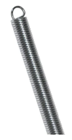 1/2X4-1/2X.062" EXTENSION SPRING, 2/PK