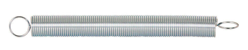 5/8X6-1/2X.054" EXTENSION SPRING, 2/PK