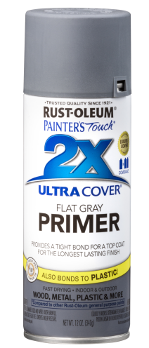 2X ULTRA COVER SPRAY, GRAY PRIMER , MATTE 12oz