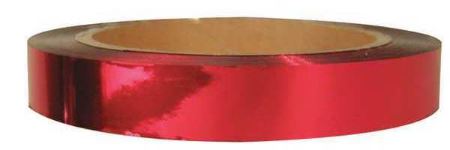 REFL. BIRD TAPE, RED/SILVER