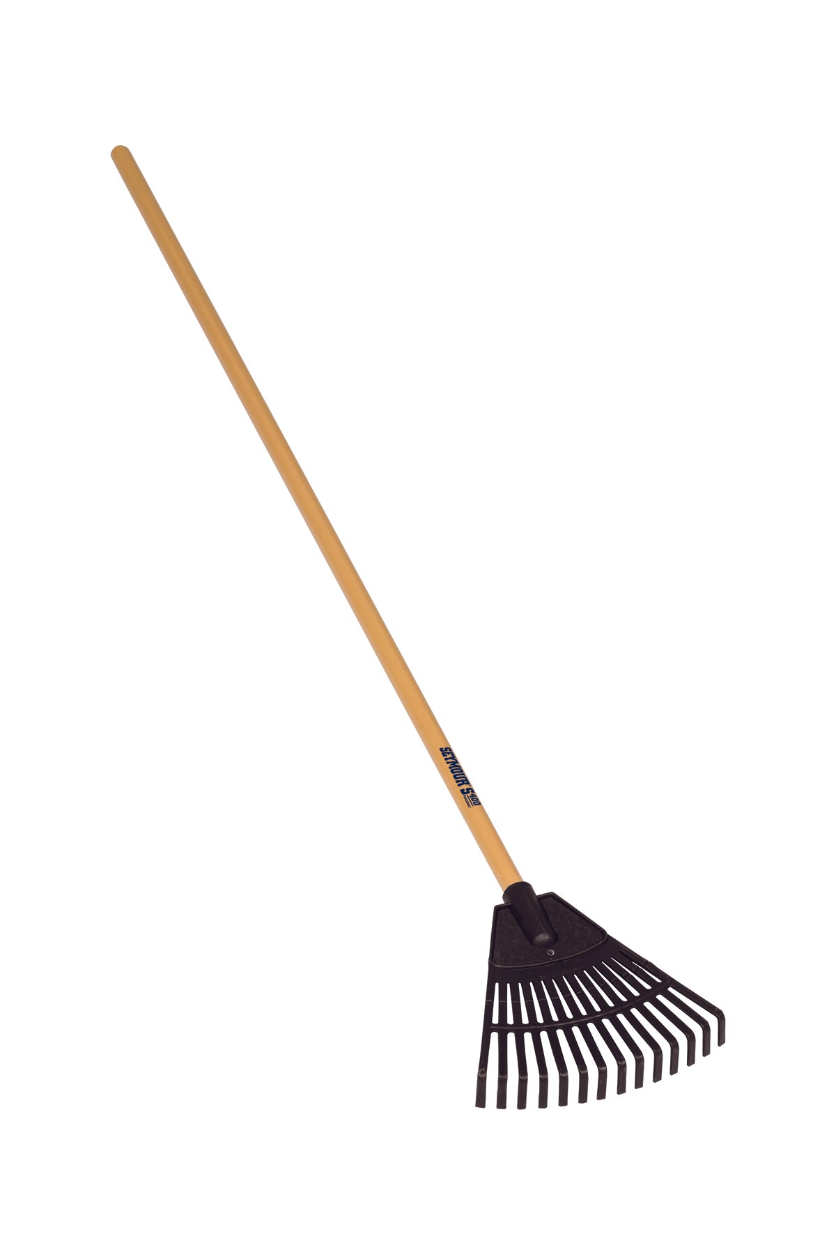 8" POLY SHRUB RAKE, 42" WOOD HDL